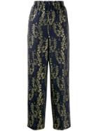 Forte Forte Embroidered Trousers - Black