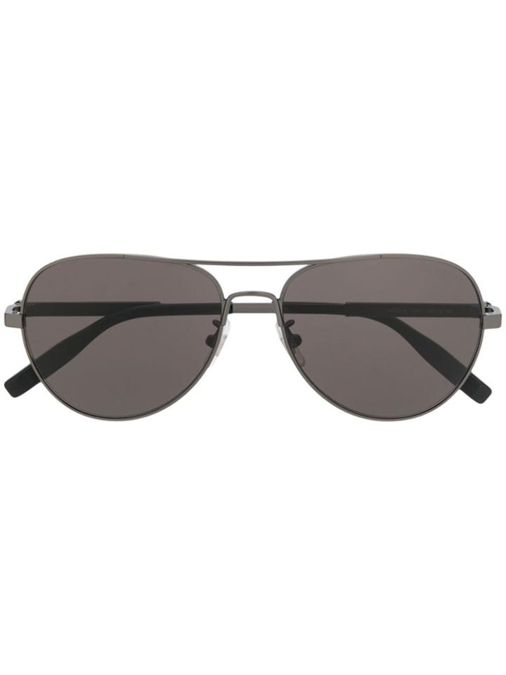 Montblanc Aviator-frame Sunglasses - Black