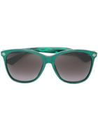 Gucci Eyewear Oversized Round-frame Sunglasses - Green