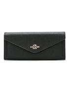 Coach Carteira De Couro Modelo 'soft Wallet' - Black