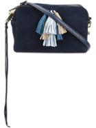 Rebecca Minkoff Tasseled Cross Body Bag, Women's, Blue