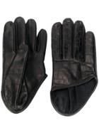 Manokhi Croc-effect Gloves - Black