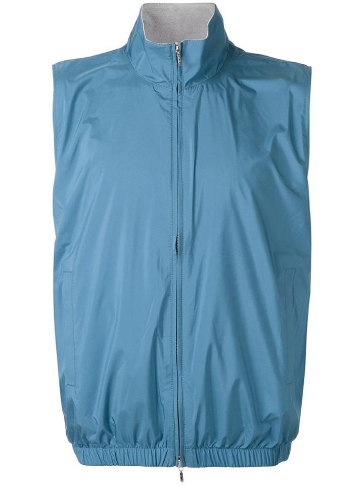 Loro Piana Reversible Gillet - Blue
