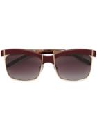 Emilio Pucci - Square Shaped Sunglasses - Women - Acetate/metal (other) - One Size, Pink/purple, Acetate/metal (other)
