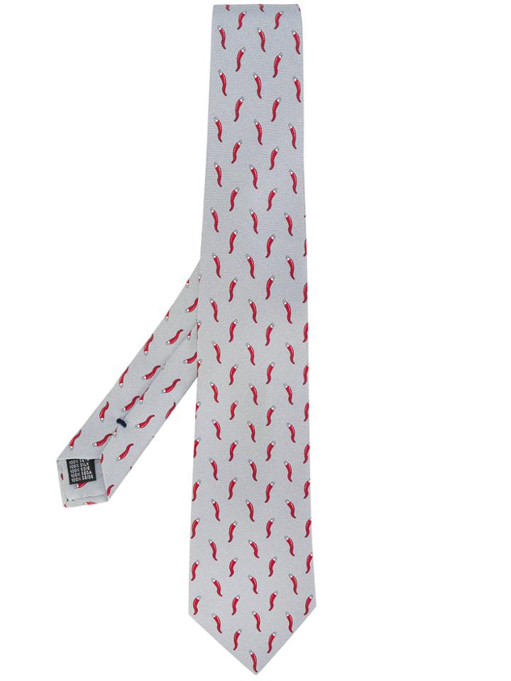 Fefè Chilli Pepper Tie - Grey