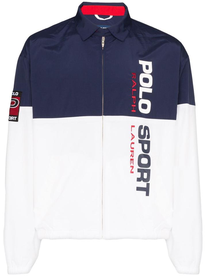 Polo Ralph Lauren Colour-block Zipped Jacket - Blue