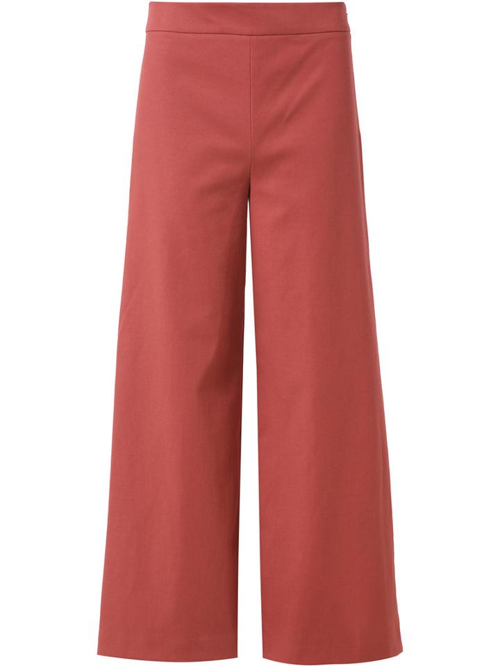 Talie Nk - Cropped Trousers - Women - Cotton/polyester/spandex/elastane - 42, Women's, Red, Cotton/polyester/spandex/elastane