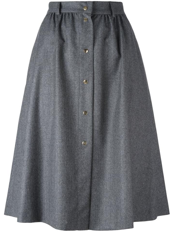 Maison Kitsuné Buttoned Front Skirt