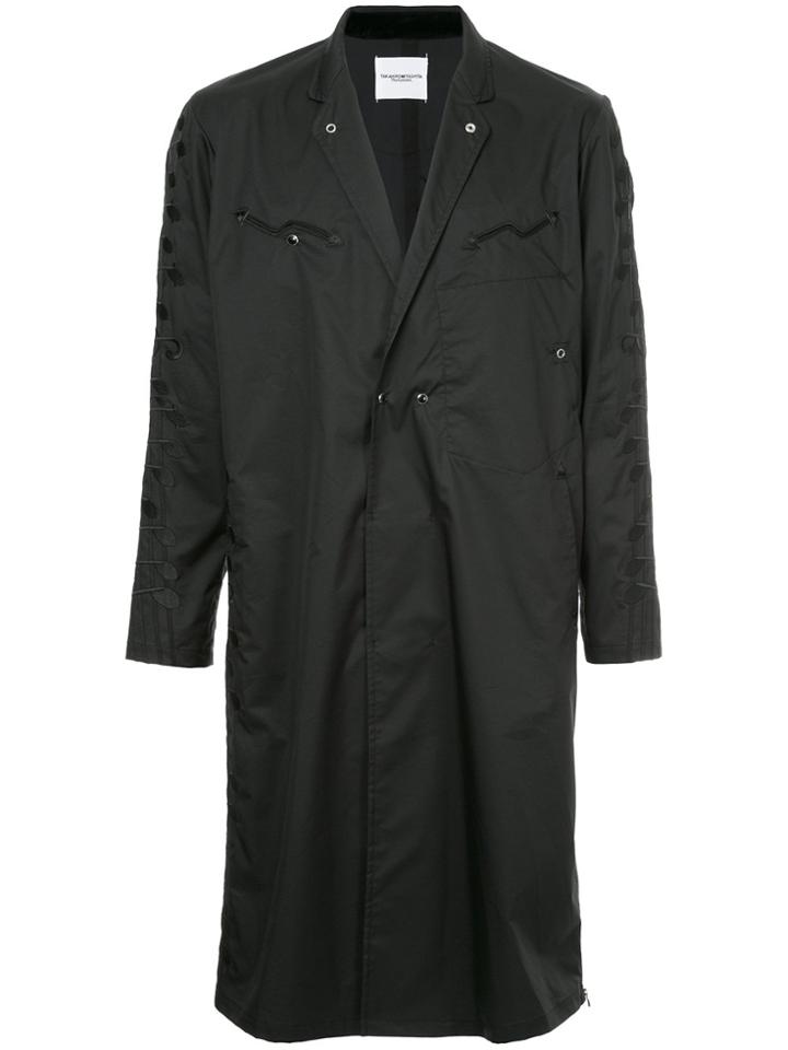 Takahiromiyashita The Soloist Embroidered Coat - Black