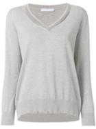 Fabiana Filippi Loose Fit Knitted Top - Nude & Neutrals