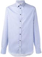 Alexander Mcqueen - Striped Slim-fit Shirt - Men - Cotton - 17 1/2, Blue, Cotton