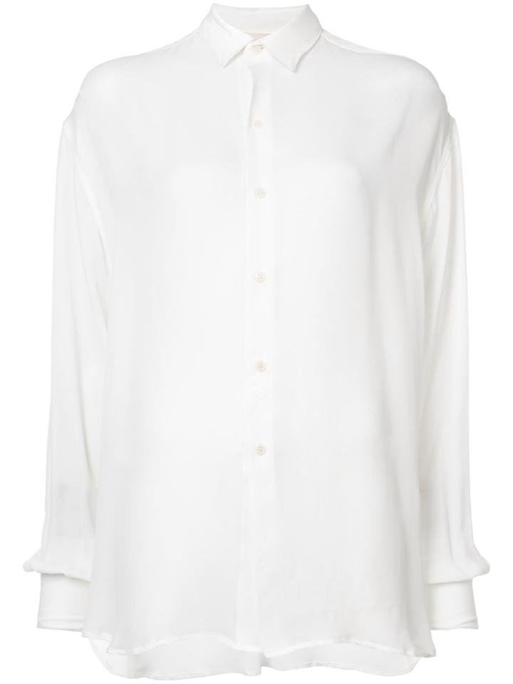 By. Bonnie Young Collared Button Down Shirt - White