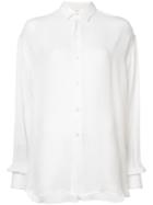 By. Bonnie Young Collared Button Down Shirt - White