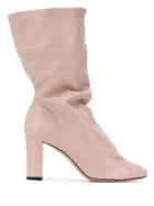 Marc Ellis Slouched Slip-on Boots - Pink