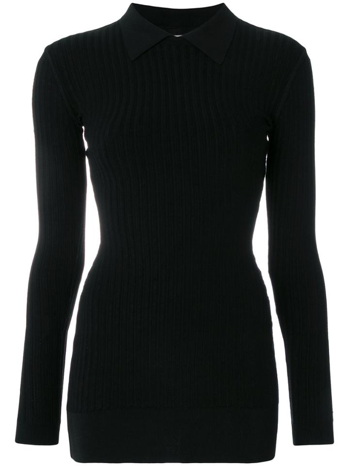 Alaïa Vintage Ribbed Mini Dress - Black