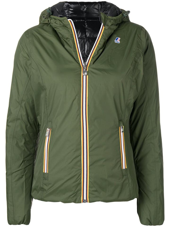 K-way Zipped Padded Jacket - Green