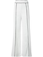 C/meo High-waisted Spot Trousers - White