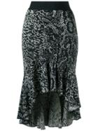 Cecilia Prado - Knit Skirt - Women - Acrylic/lurex/viscose - P, Black, Acrylic/lurex/viscose