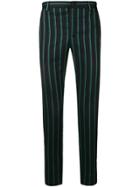 Dolce & Gabbana Striped Trousers - Blue