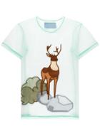Viktor & Rolf Oh Deer Motif T-shirt - Green