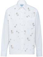 Prada Bead-embellished Shirt - White