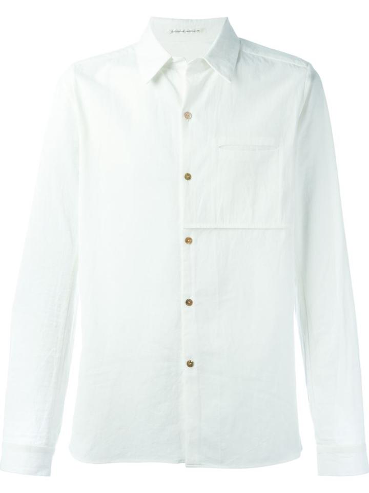 Individual Sentiments Woven One Pocket Shirt