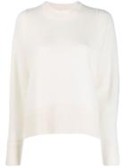 Zucca Side Slit Jumper - White
