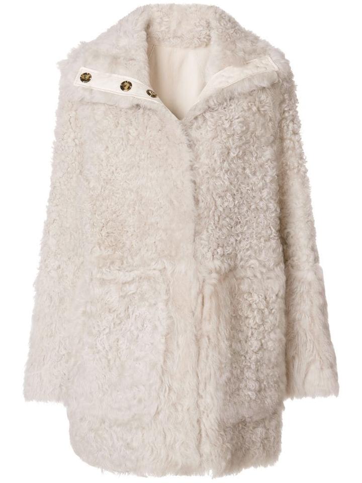 Yves Salomon Reversible Coat - Neutrals