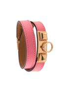 Hermès Pre-owned Logos Charm Bracelet - Pink