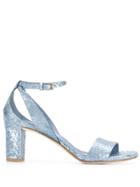 Del Carlo Ankle Strap Sandals - Blue
