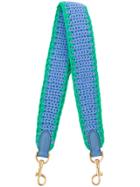 Anya Hindmarch Crochet Shoulder Strap - Blue