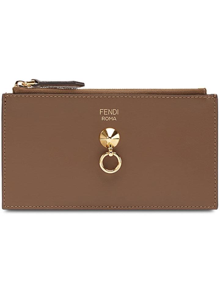 Fendi Card Case Pouch - Brown