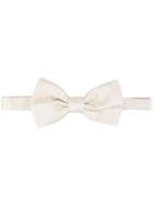 Dolce & Gabbana Jacquard Bow Tie - White