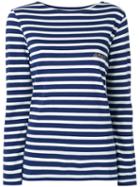 Maison Labiche - Striped Top - Women - Cotton - L, Blue, Cotton