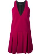 Thakoon Drop Waist Pleated Dress