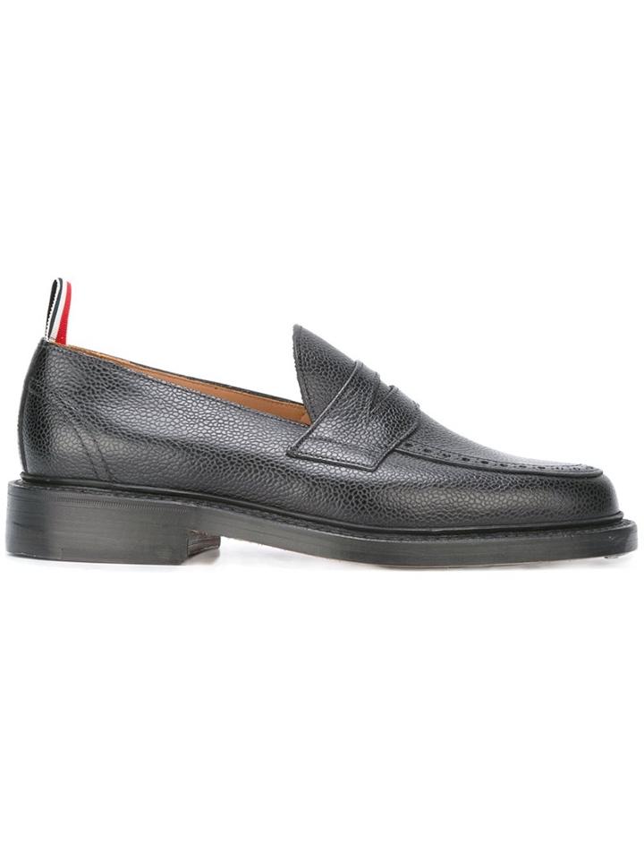 Thom Browne Contrast Pull Tab Loafers