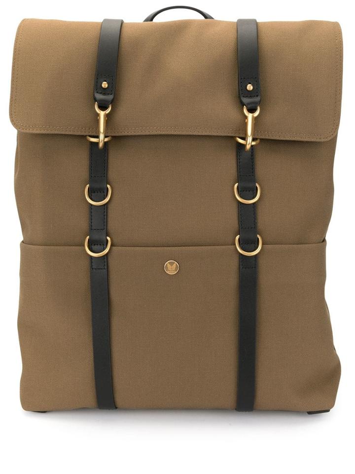 Mismo Double Strap Foldover Backpack - Green