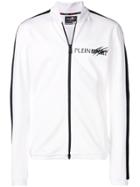 Plein Sport Logo Sports Jacket - White