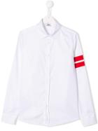 Gcds Kids Button Front Shirt - White