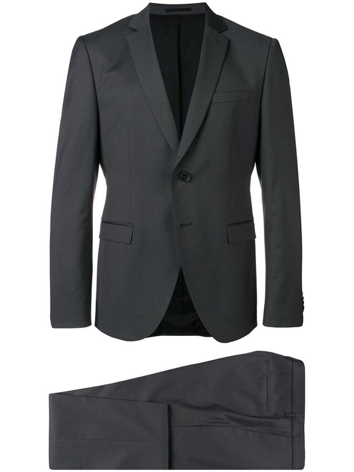 Boss Hugo Boss Notched Lapel Two-piece Suit - Grey