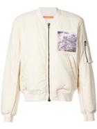 Komakino Graphic Print Bomber Jacket - Yellow & Orange
