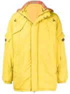 Qasimi Hooded Parka - Yellow & Orange