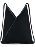 Mm6 Maison Margiela Drawstring Backpack - Black