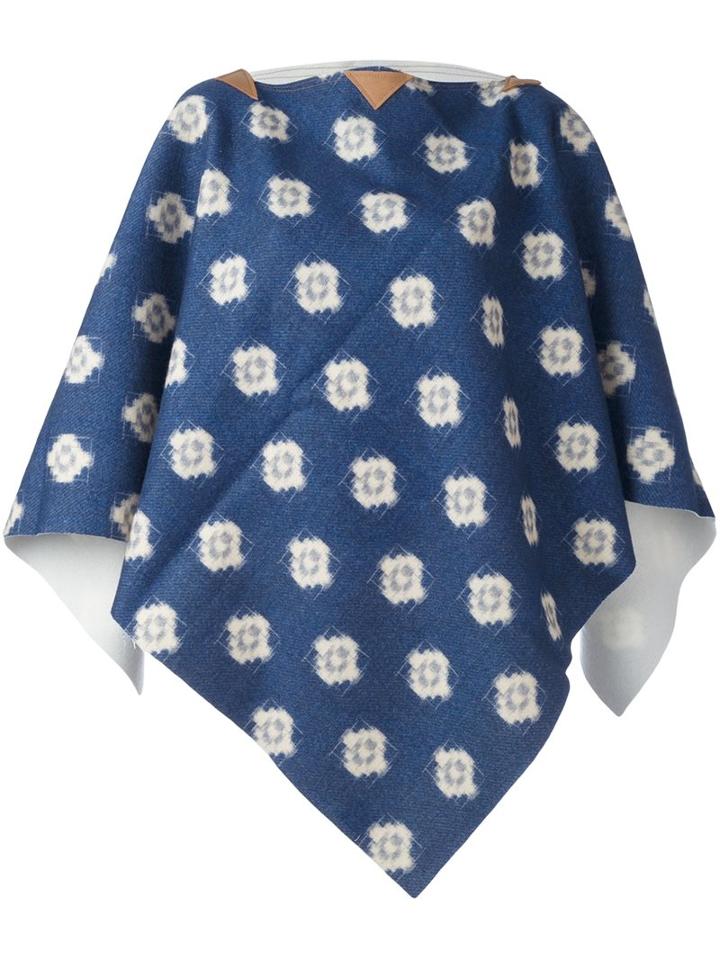Ermanno Gallamini Geomtric Print Cape