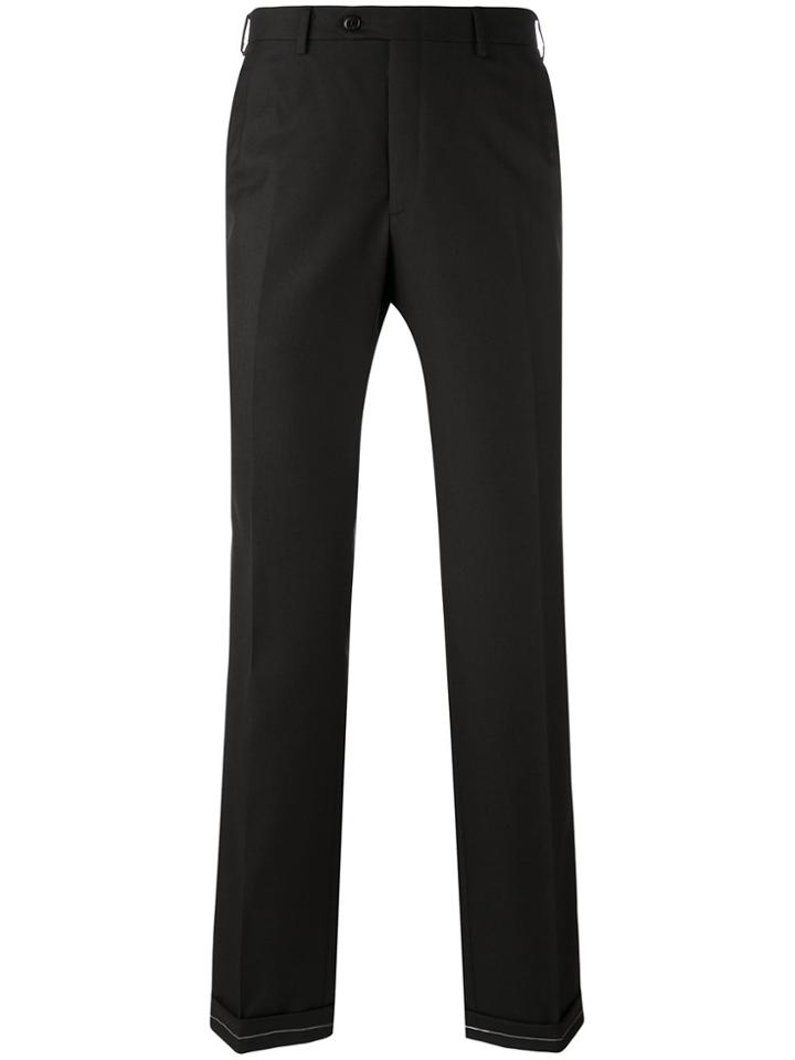 Brioni Straight Trousers - Black