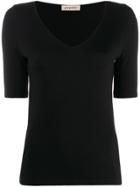 Gentry Portofino V-neck Sweater - Black