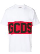 Gcds Logo Band T-shirt - White