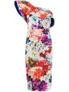 Le Petite Robe Di Chiara Boni Floral One Shoulder Dress - Multicolour