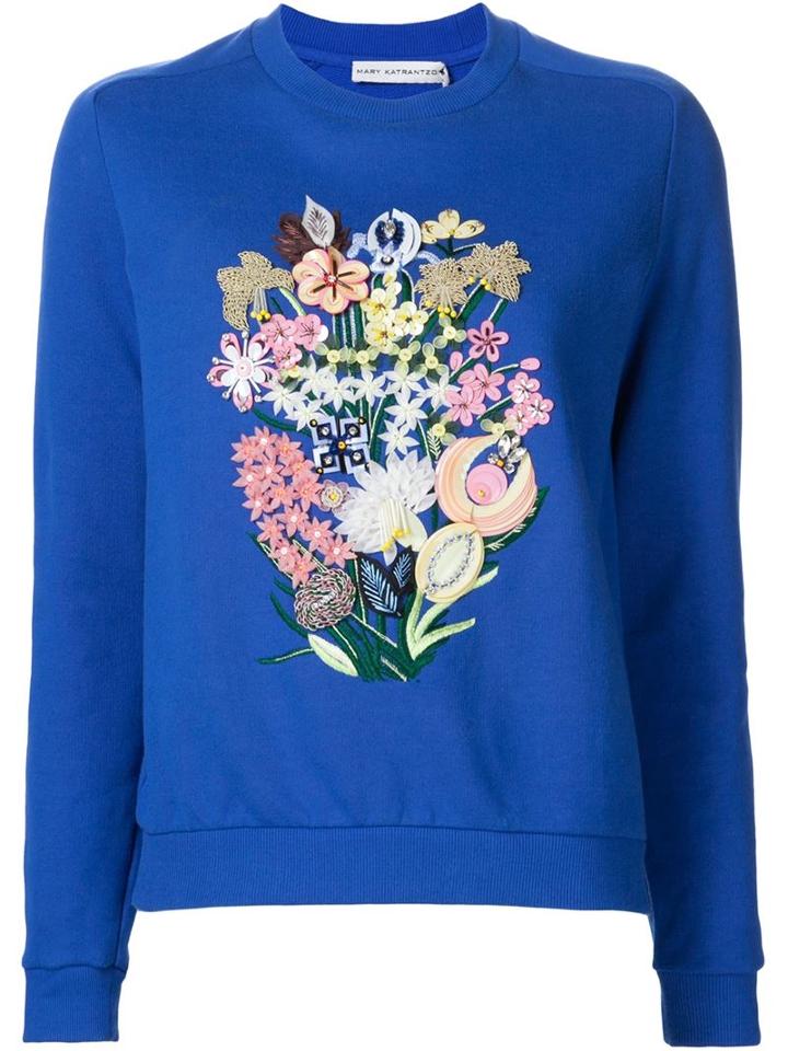 Mary Katrantzou 'calty' Embellished Sweatshirt