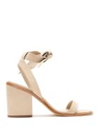 Osklen Leather Sandals With Lace Up Detail - Neutrals
